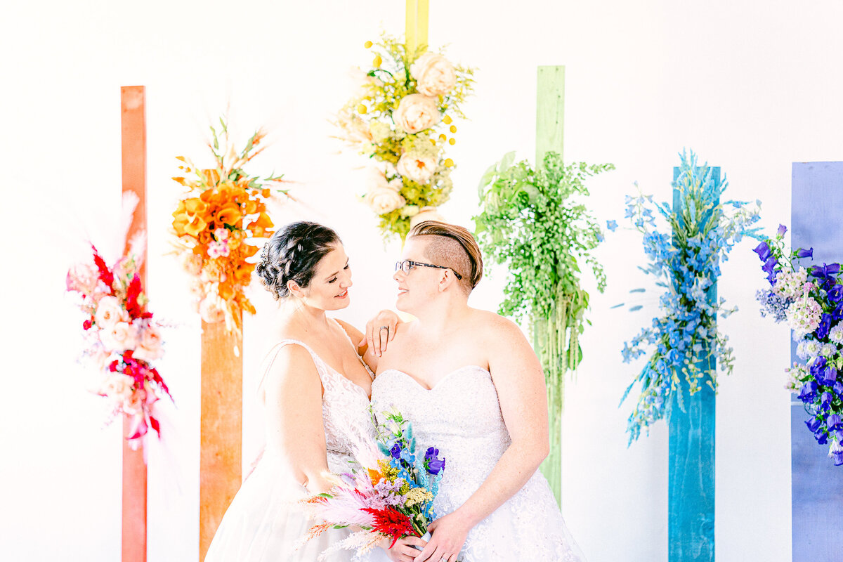 Lesbian Wedding At Warehouse 215 In Phoenix AZ - Atlas Rose Photography AZ01