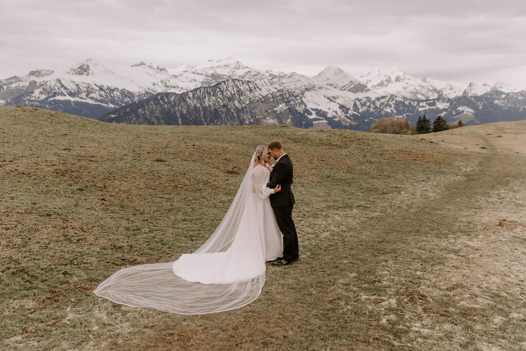 Switzerland Mountains Wedding Photos