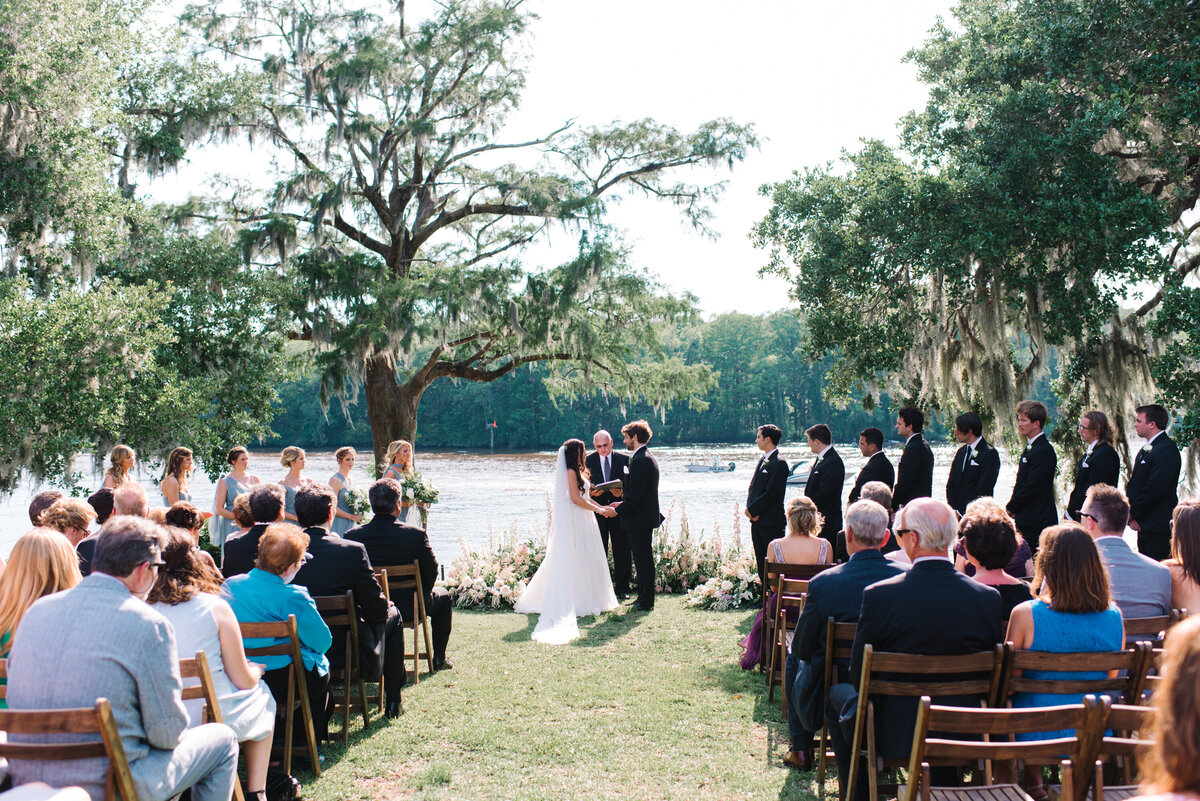 Wedding by Jessica Rourke and Jacin Fitzgerald at Wachesaw Plantation. Charleston Wedding Photographer - Pasha Belman-50