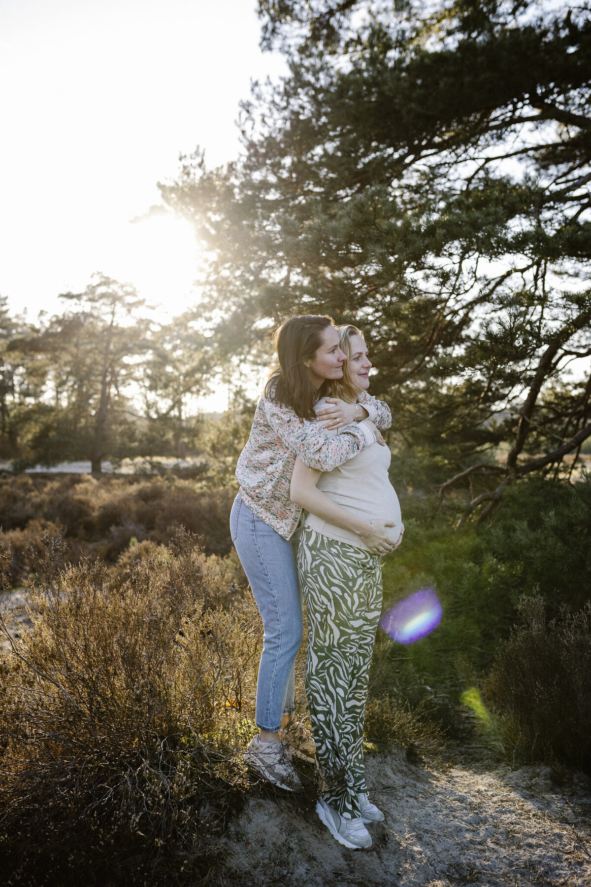 WEB - Merel en Iris Zwangerschapsshoot Soesterduinen | Samantha Bosdijk Photography-47