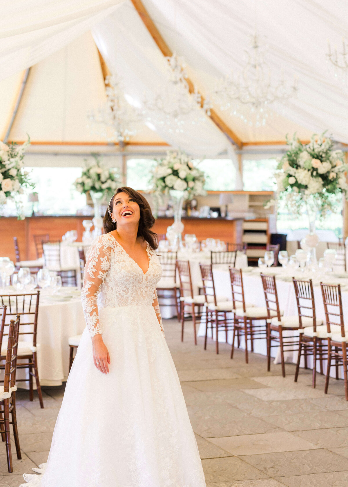 bride at castle hill inn newport RI