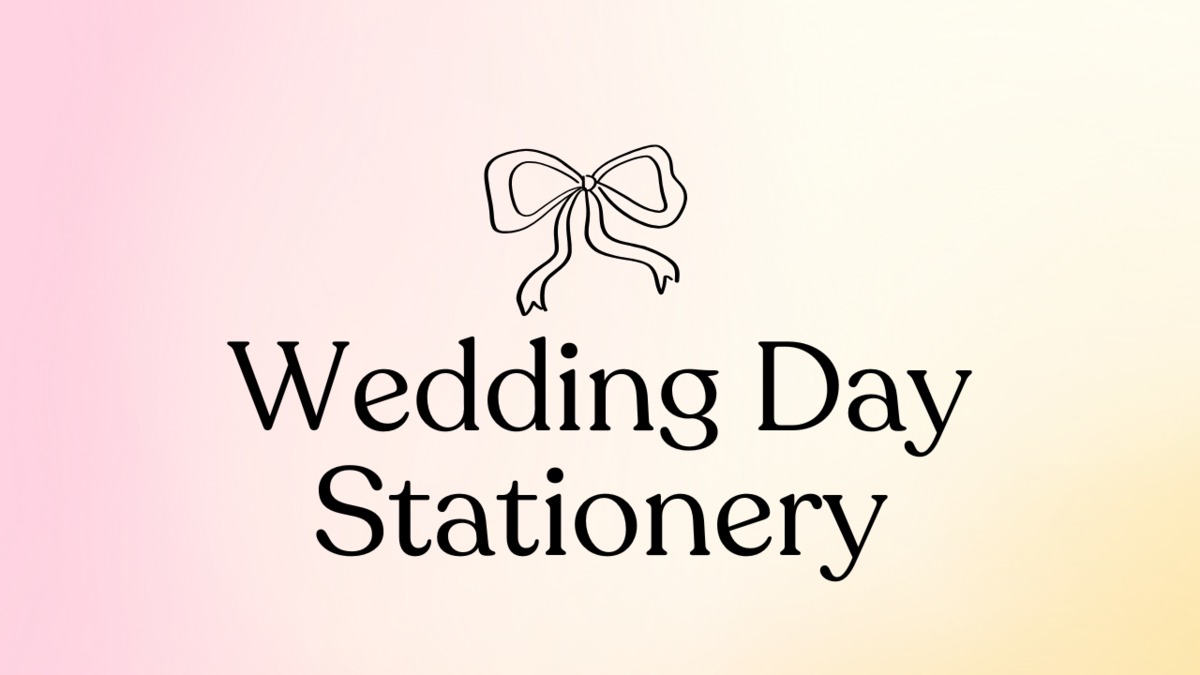 Wedding Day Stationery