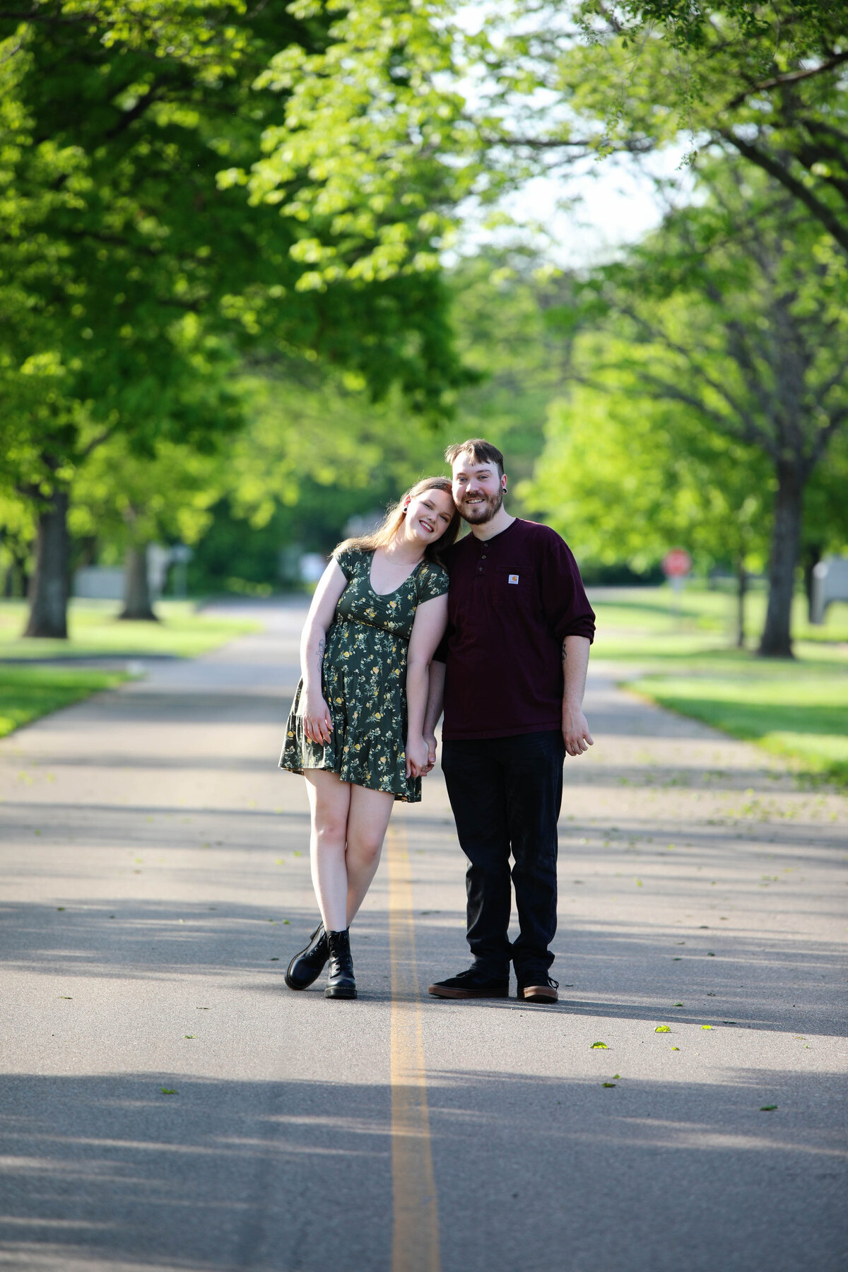 Engagement-Photo-Session-Couple-leaning