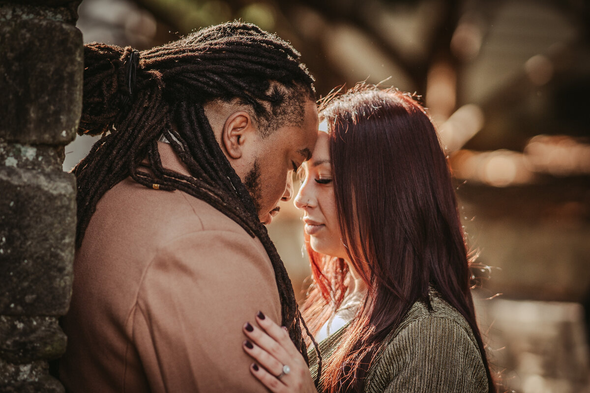 engaged couple at rockville - baltimore wedding photographer