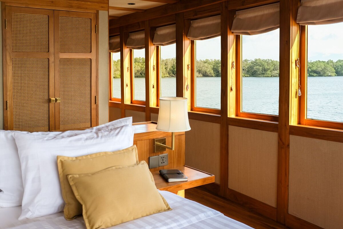 Celestia Luxury Yacht Charter Indonesia Owners Cabin 2