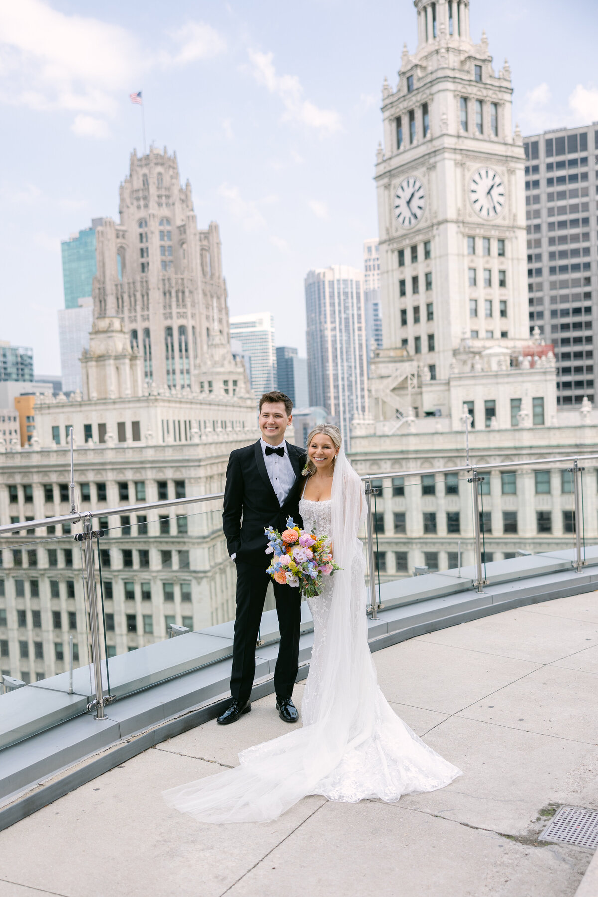 Chicago Theatre on the Lake Wedding Taylor & Eric-68