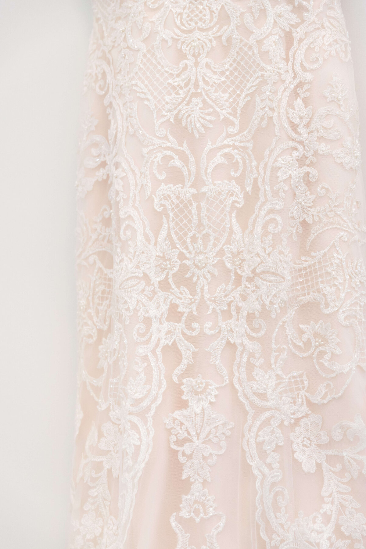 Lace wedding gown