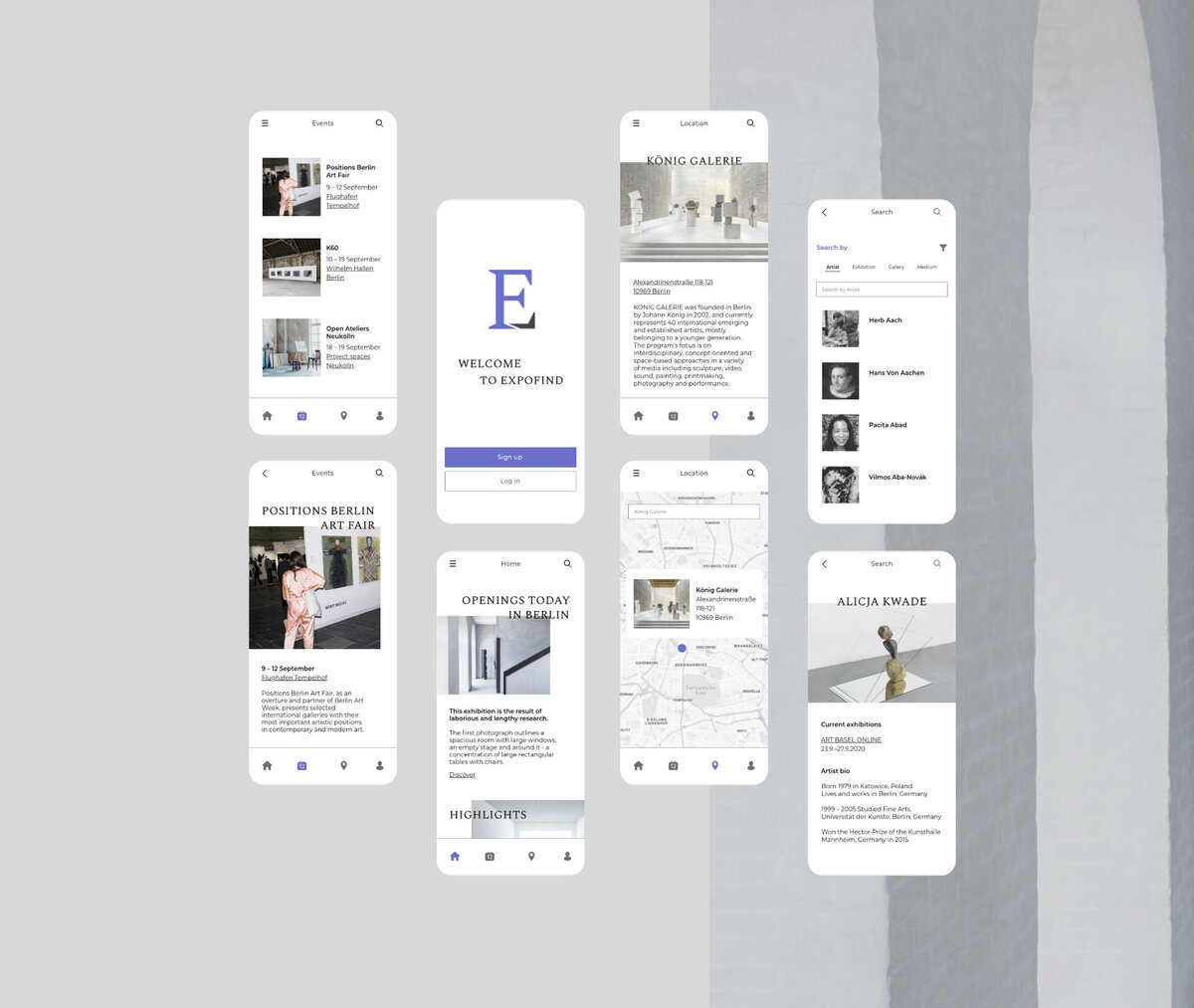 mobile art website design