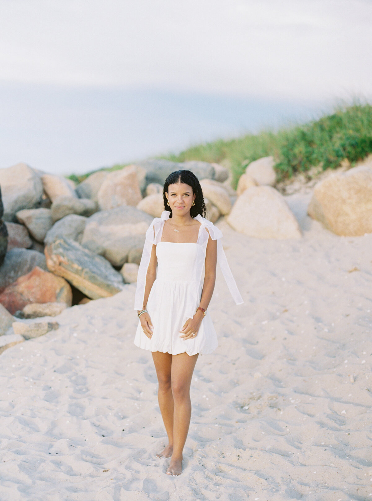Summer Martha's Vineyard Engagement Session On The Beach | Amarachi Ikeji Photography 28