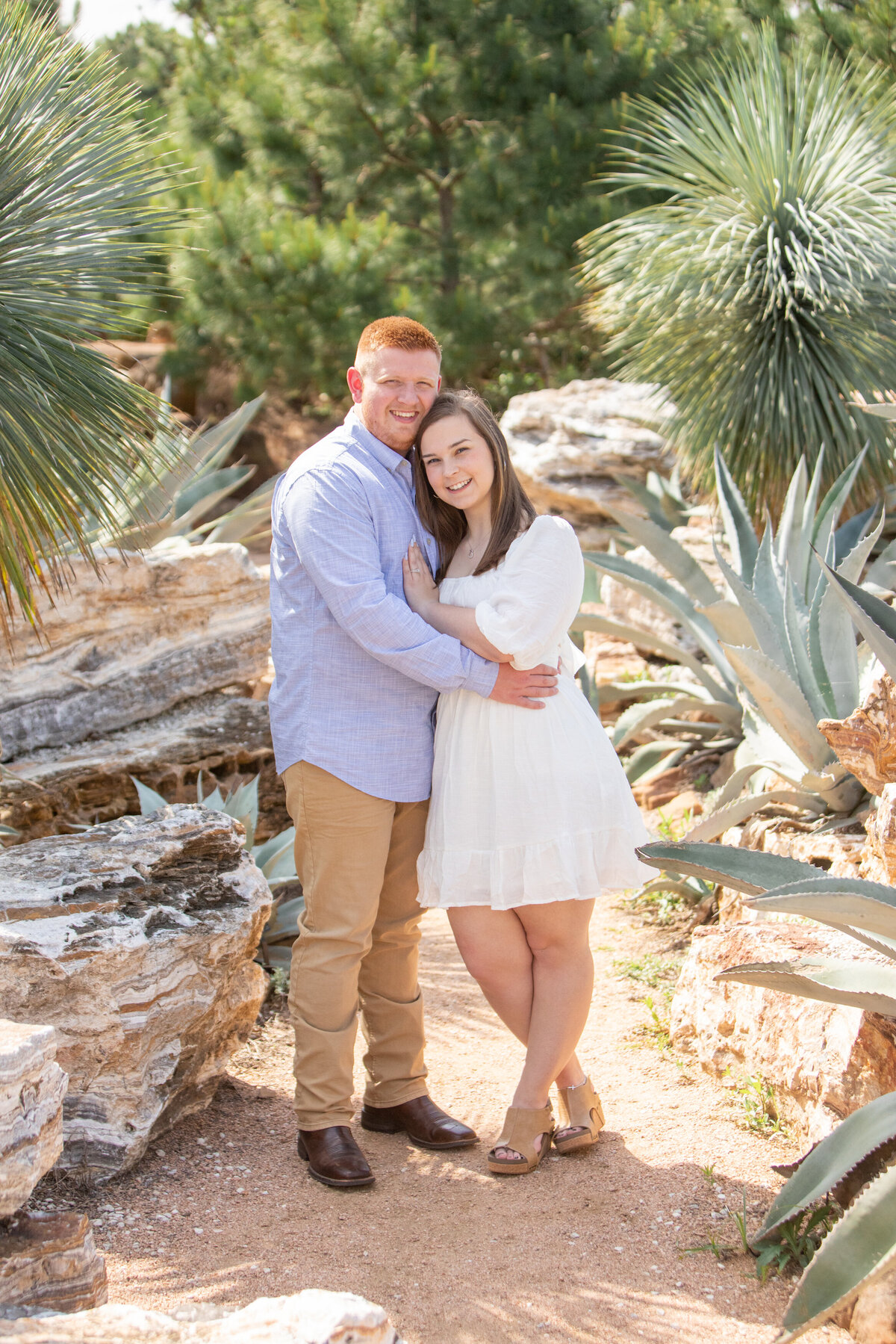 Houston Botanic Gardens Engagement Pictures