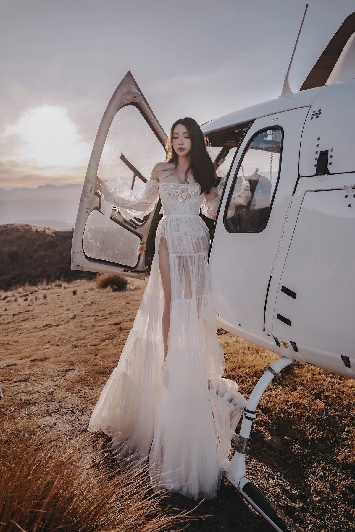 Helicopter Wedding, Coromandel Peak, Wanaka.