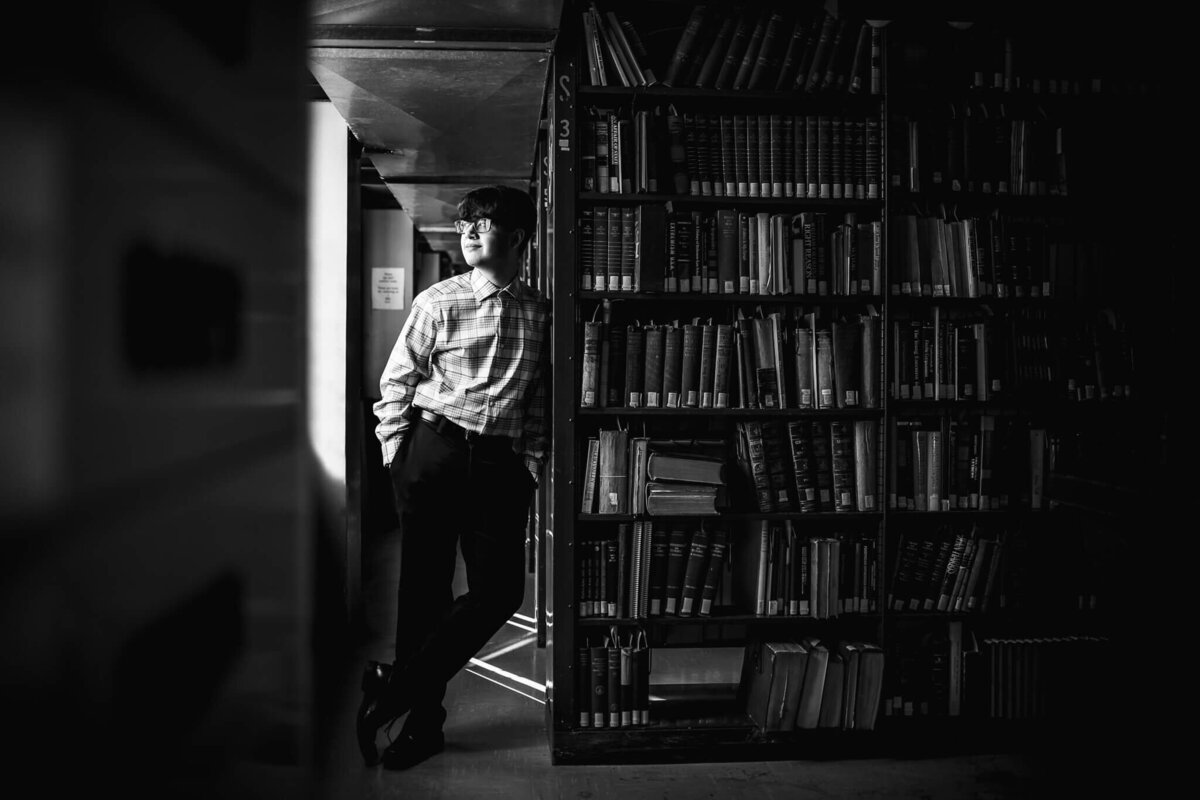 library-senior-high-school-male
