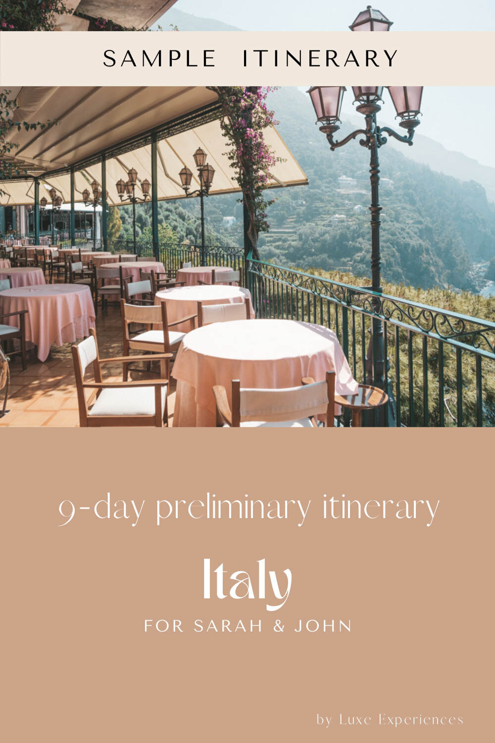 sample itineraries and travel proposals1