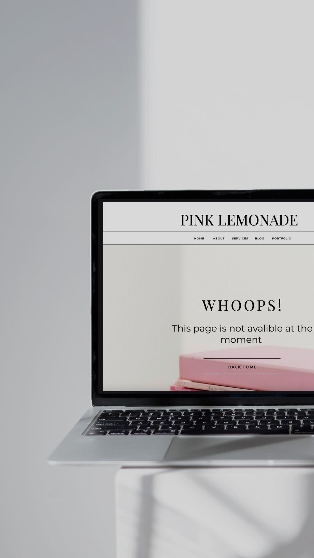 3Pink Lemonade Website template for any creative service provider 