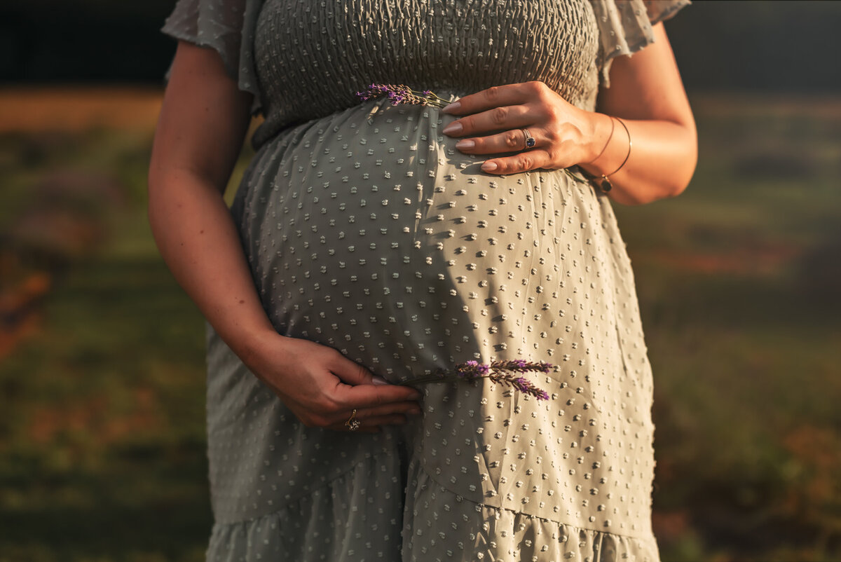 VA Lavender Farm Maternity Photography Session-48