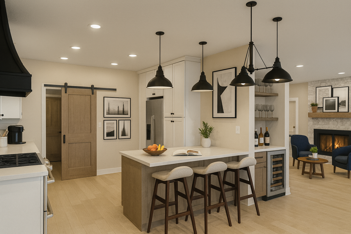 Kitchen Livingroom Photo