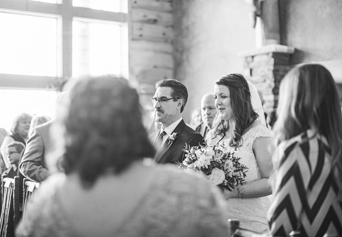 father daughter walking down the aisle