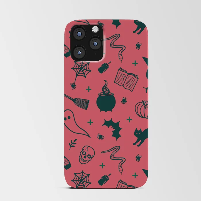 Spooky Vibes pattern on phone Case