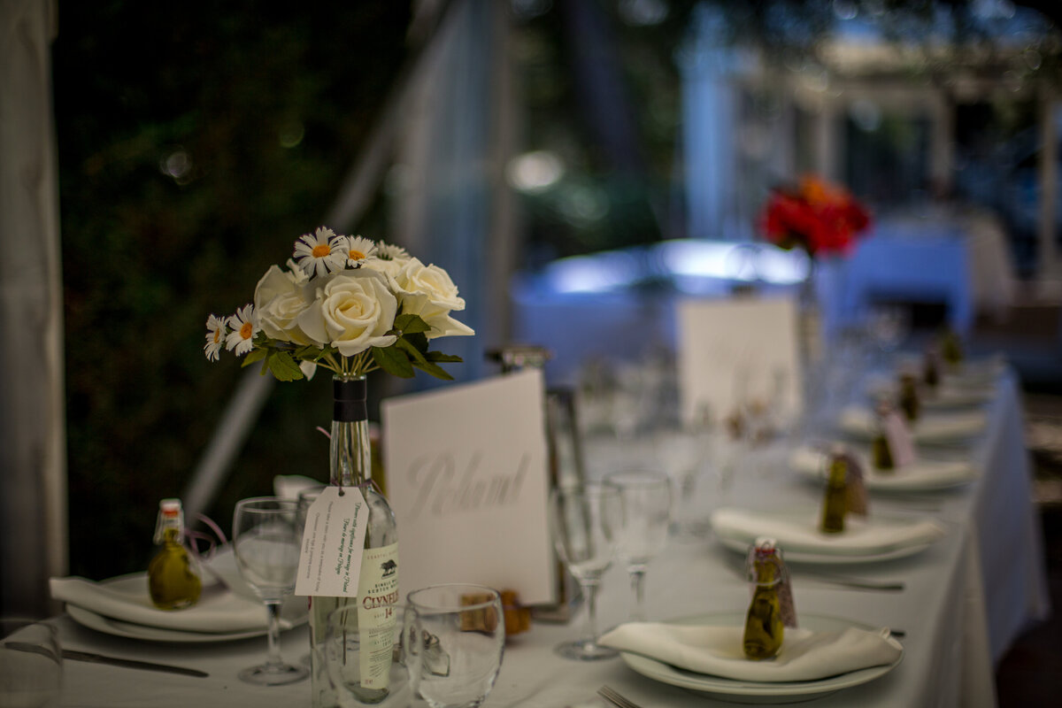 World travel themed tables
