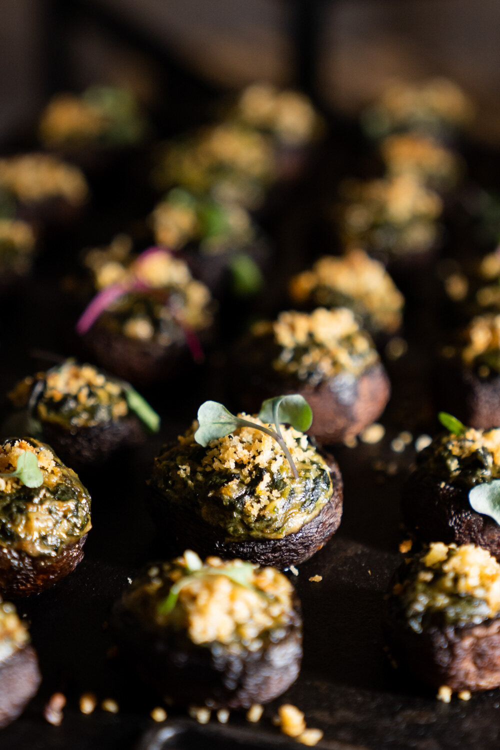 stuffed mushrooms - best catering Dallas Texas