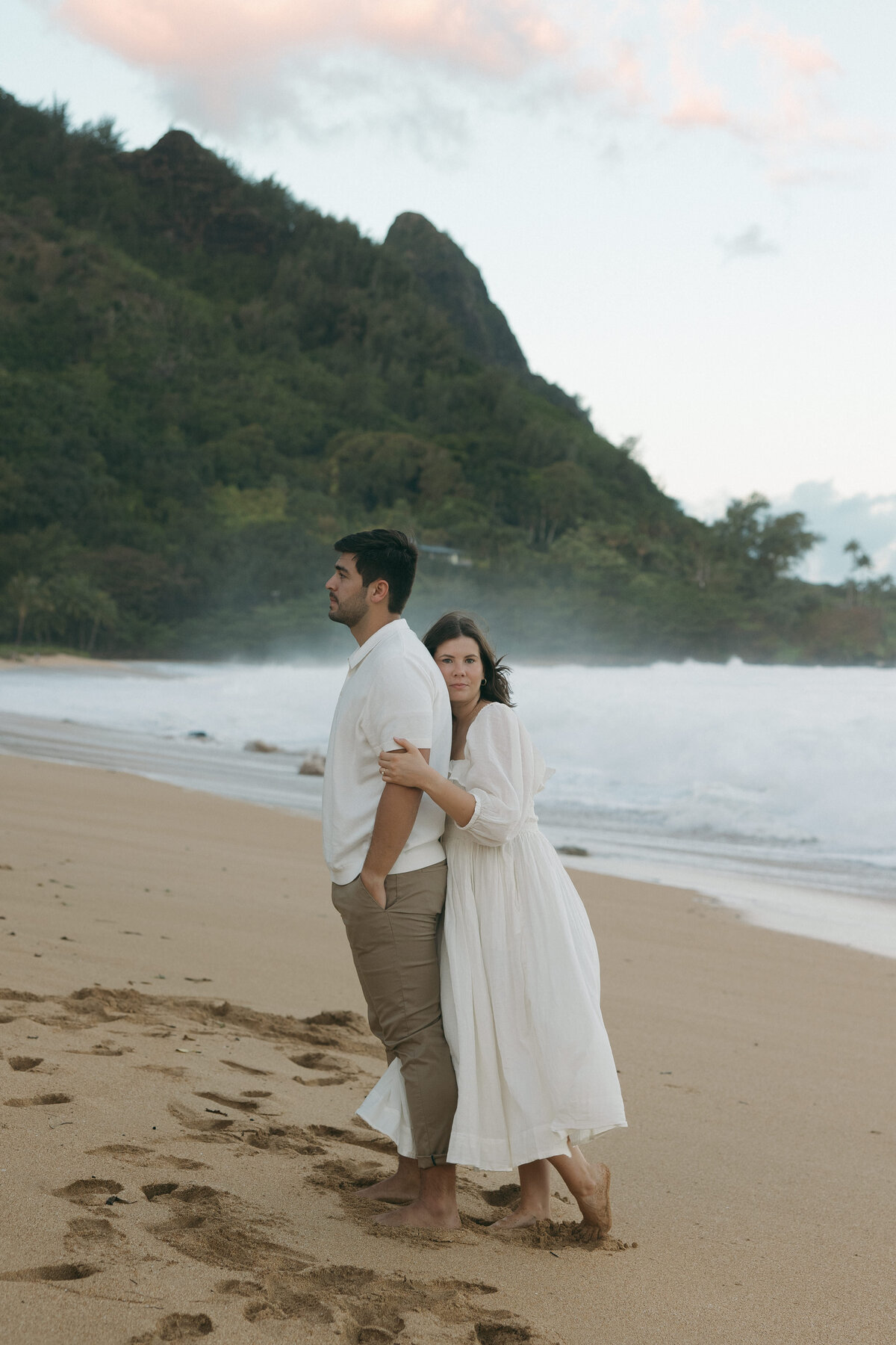 Hawaii elopement / kauai hawaii elopement / hawaii destination wedding / Sophia photo co / north shore hawaii elopement / white dress for beach photos / vow renewal in hawaii / vow renewal kauai / kauai wedding photographer / big island wedding photographer / maui wedding photographer / elopement wedding photographer / Duluth Minnesota wedding photographer