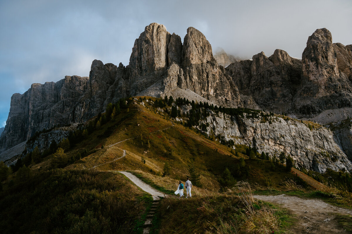 Passo Gardena Elopement -1