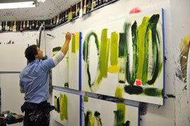 Brent Ray Fraser  Paints The Fifth Season in Silo 2010 - 03
