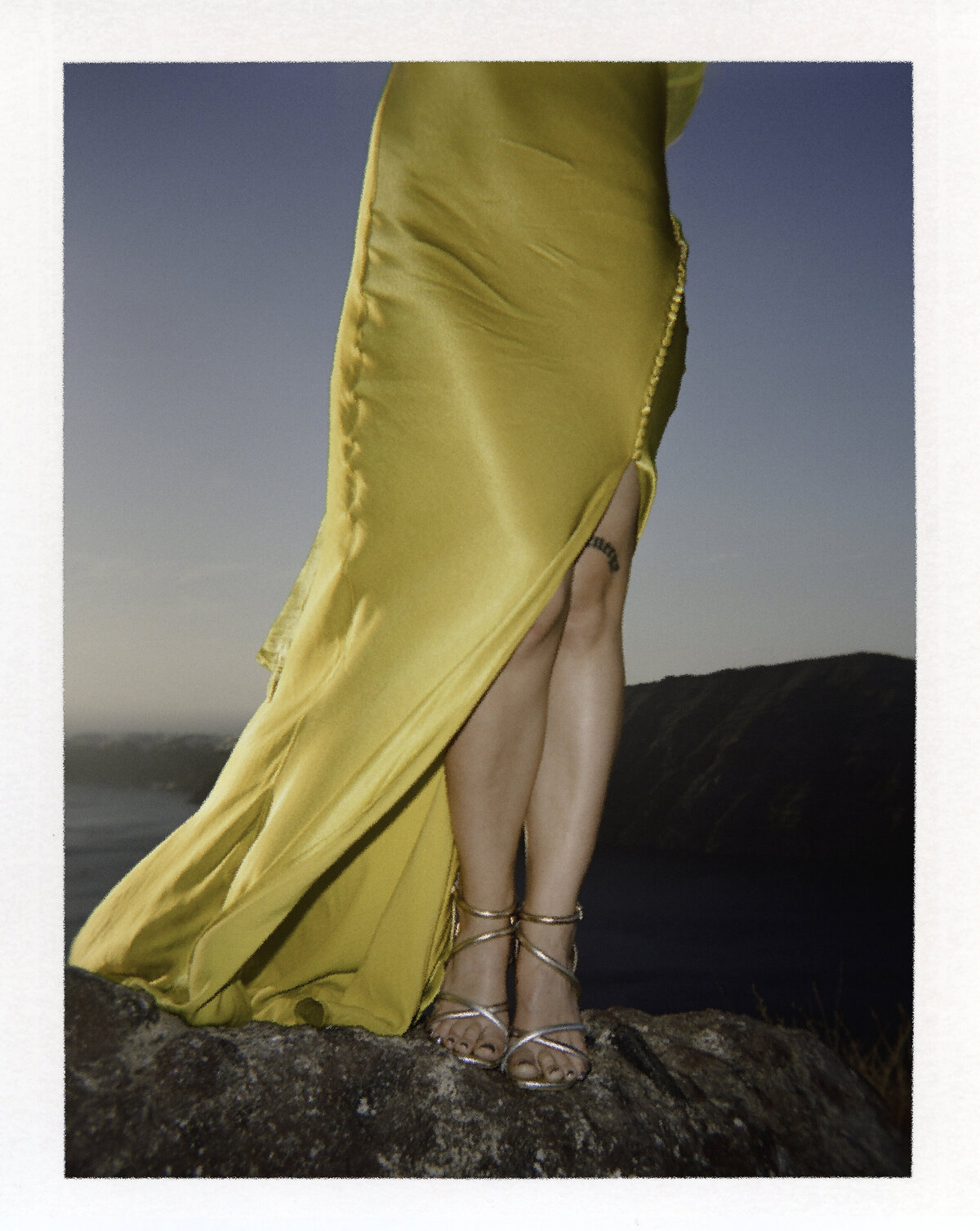 Santorini Greece Polaroid