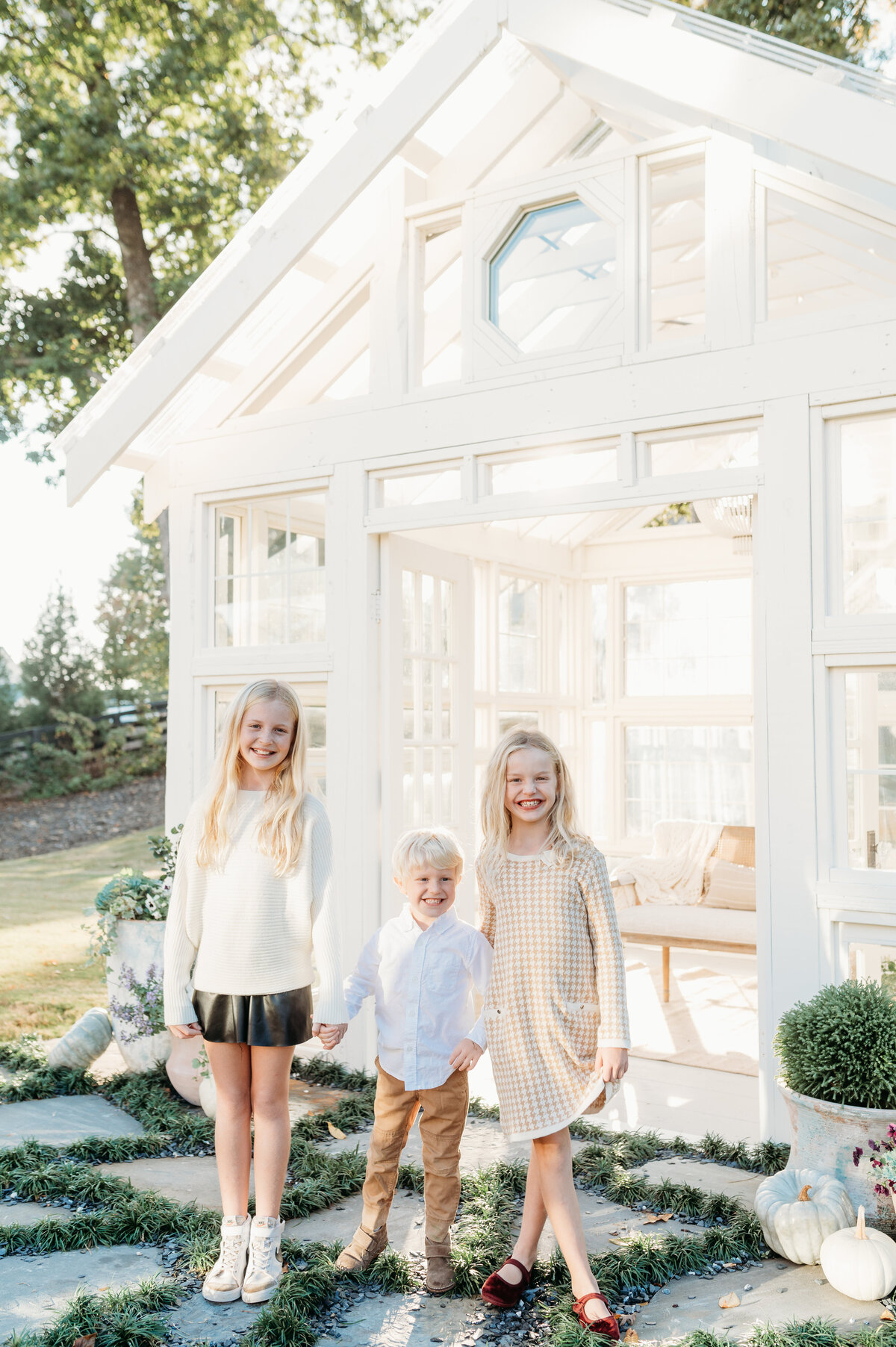 Family Session in the Greenhouse Atlanta