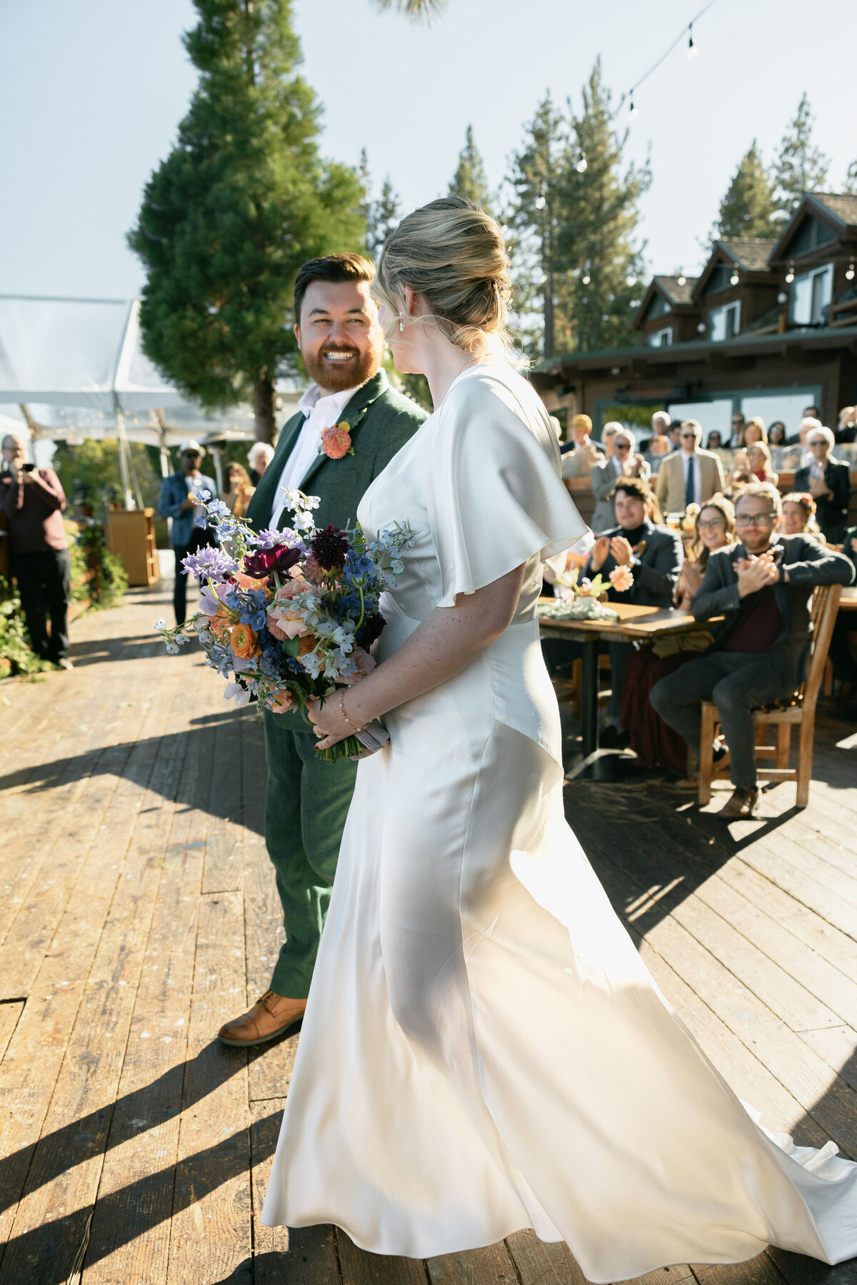 Erich + Emily Sunnyside Resort Lake Tahoe Wedding Critter Camp _ Katherine Krakowski Photography-20
