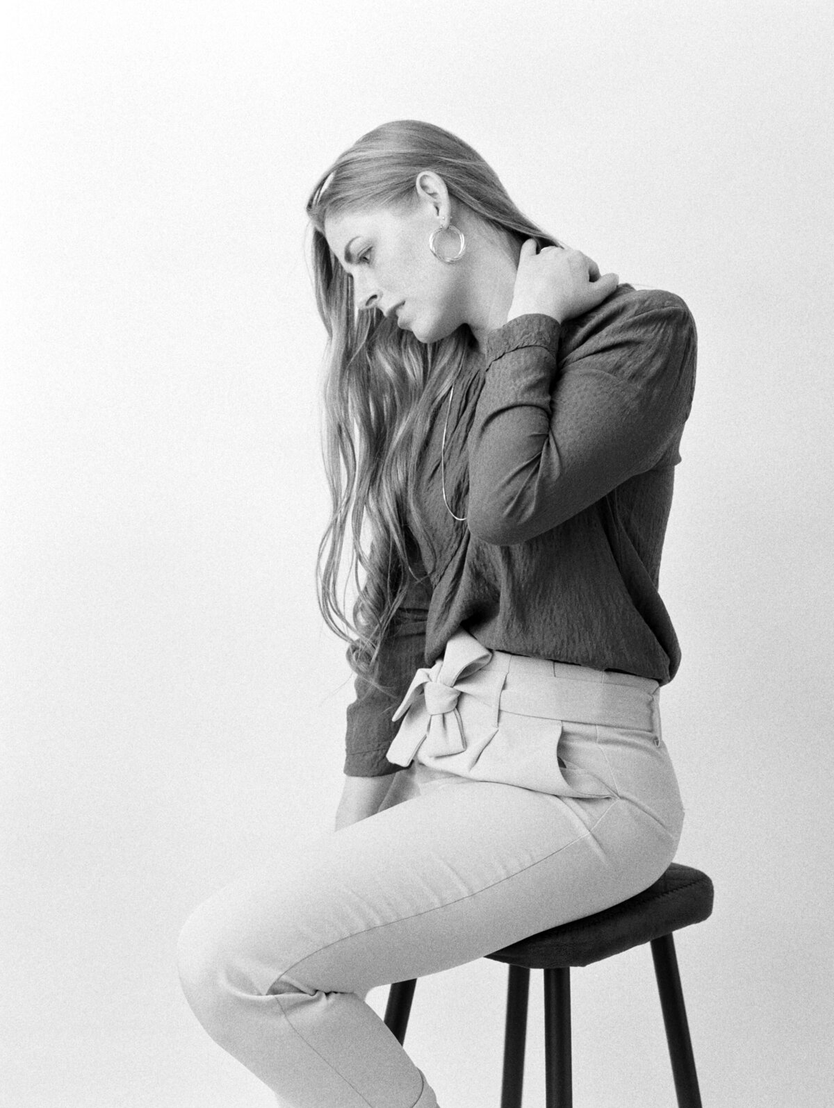 In-studio portrait photography session in Naters, Valais, Switzerland - 13