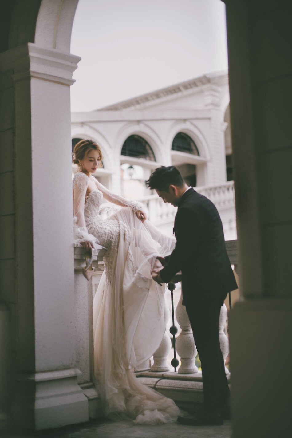 Destination pre-wedding photoshoot, The Londoner, Macau.