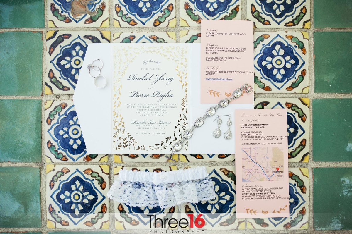 Bridal invites and accessories