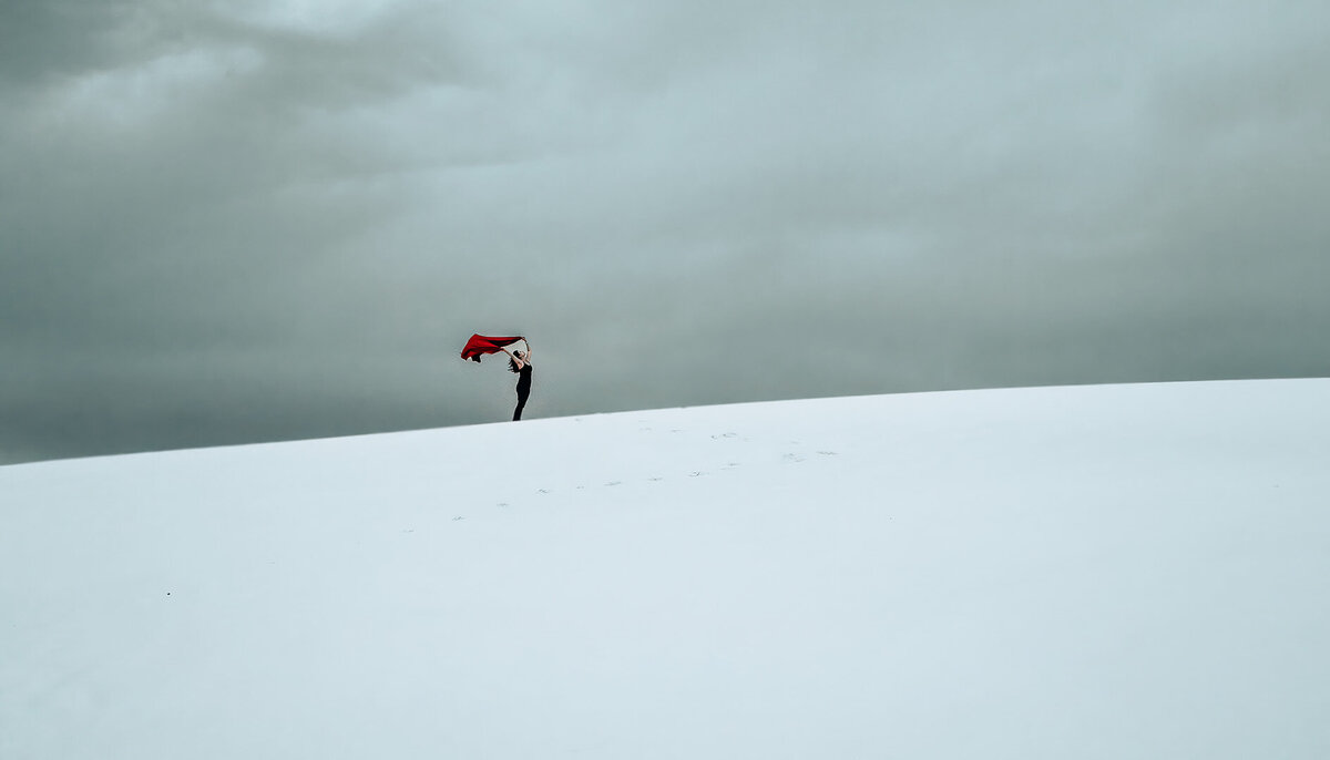 Empowerment session at White Sands National Park, NM
