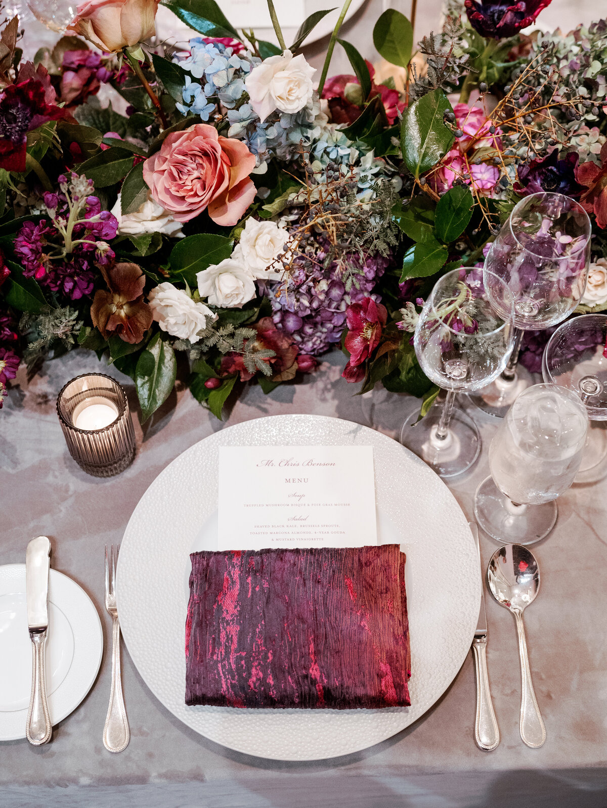 Langham Wedding with Moody Tones and Printed Floral Dance Floor_9