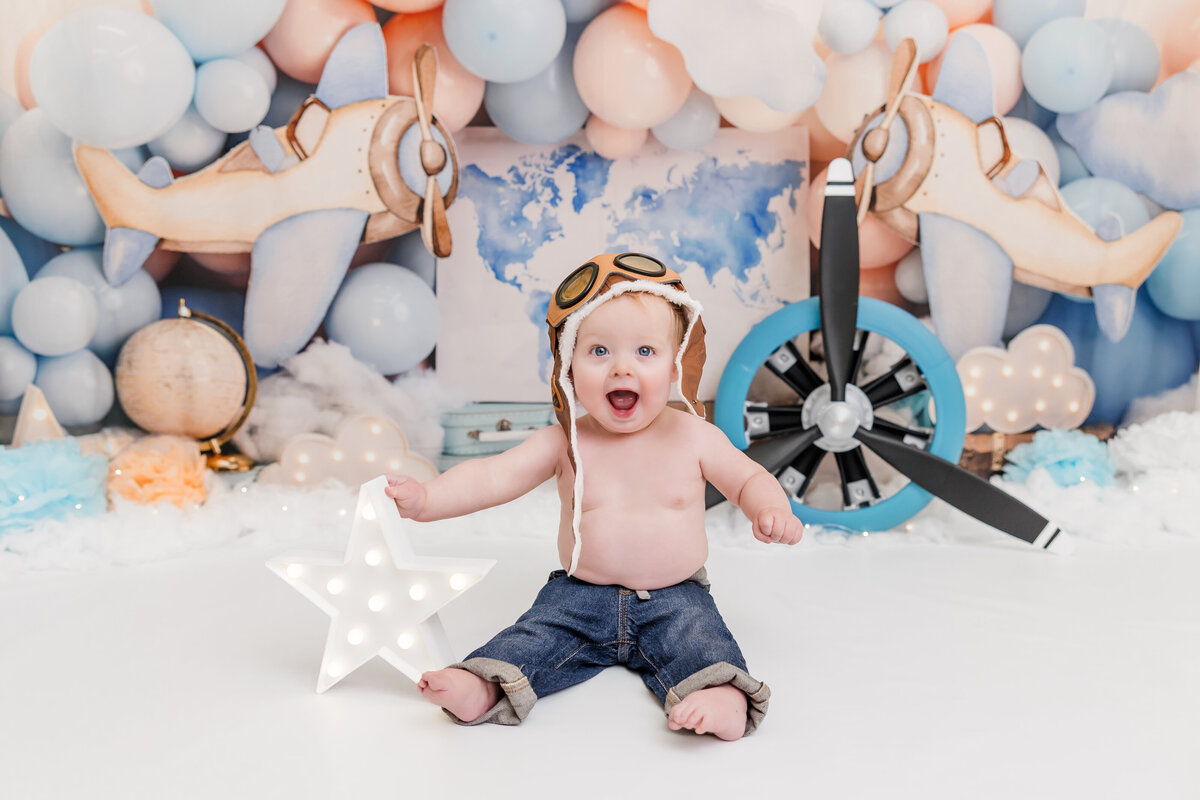 Oliver 9 Month Time Flies Photoshoot-26