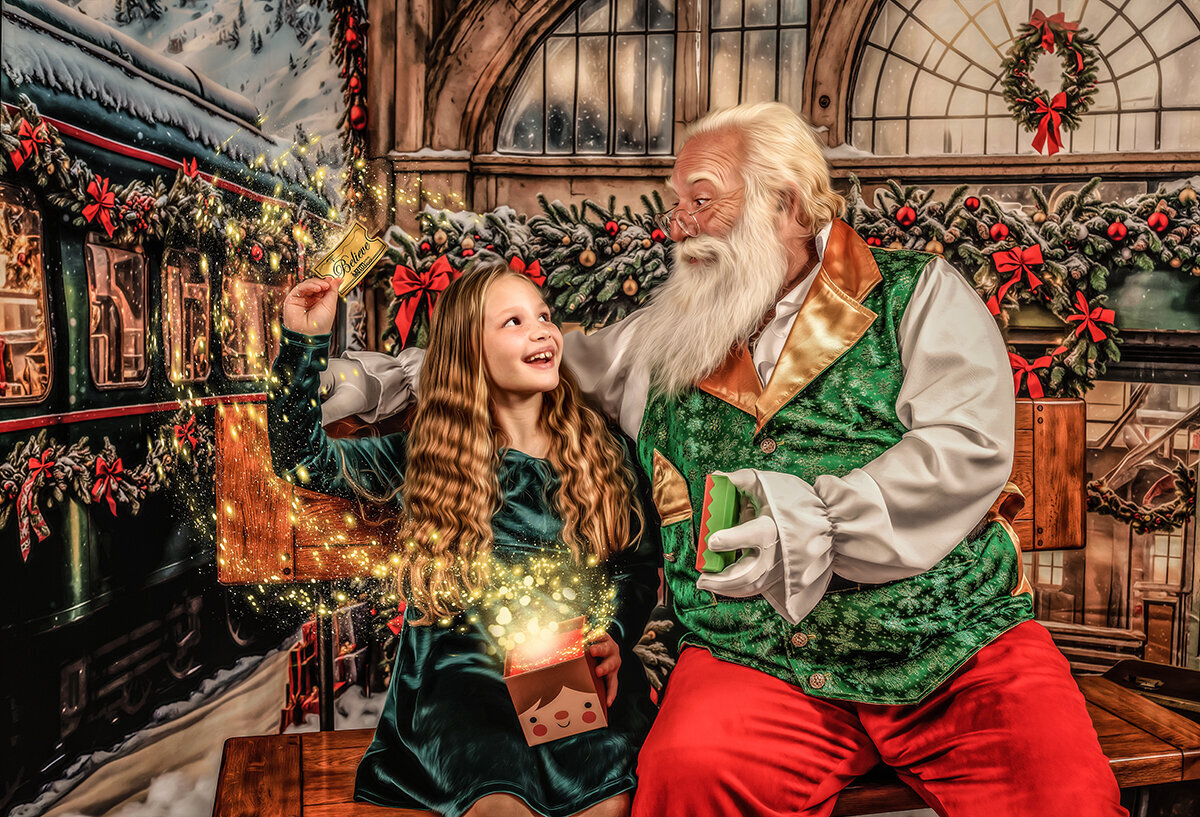 fine art santa photo sessions in Knoxville TN