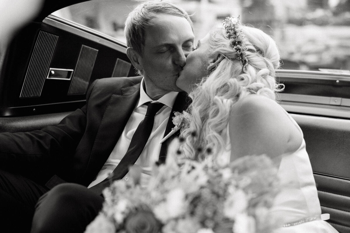 Romantic and candid moments from a small Noosa wedding by the ocean.