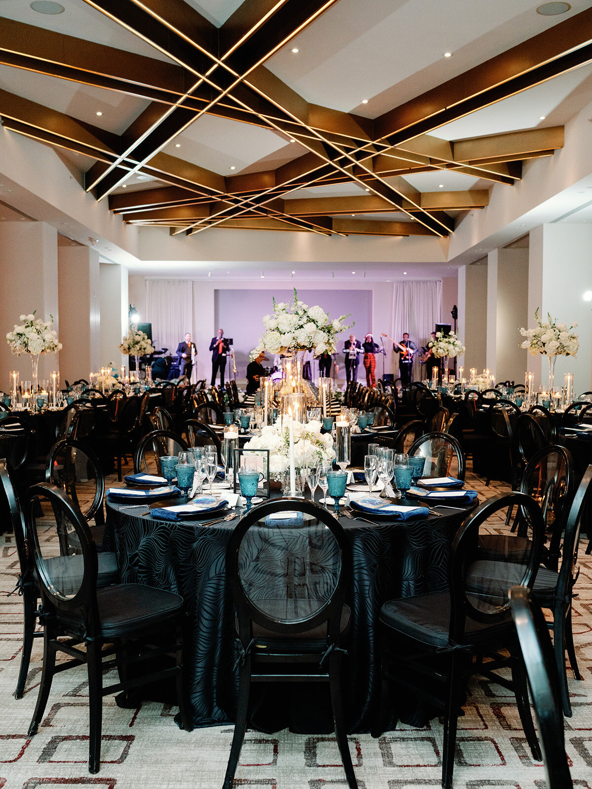 Wedding reception at Hotel Washington grand ballroom 