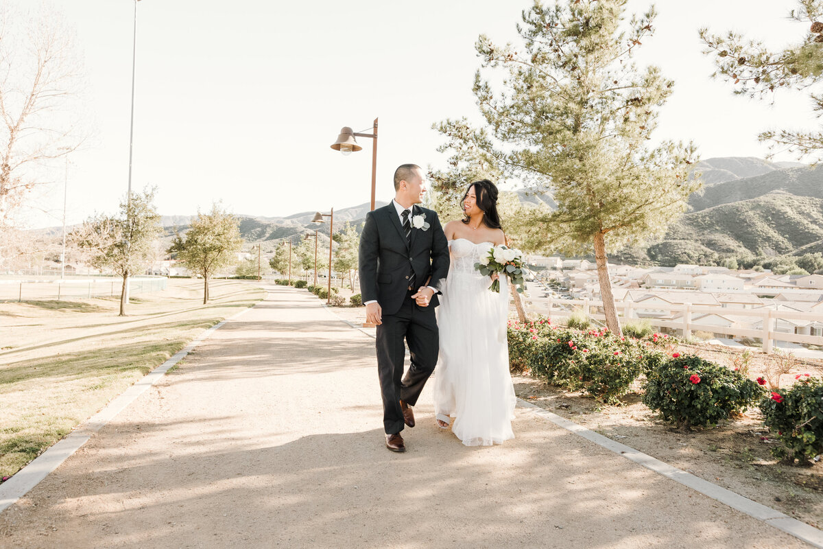 Bridal Portraits in the Inland Empire before the wedding ceremony