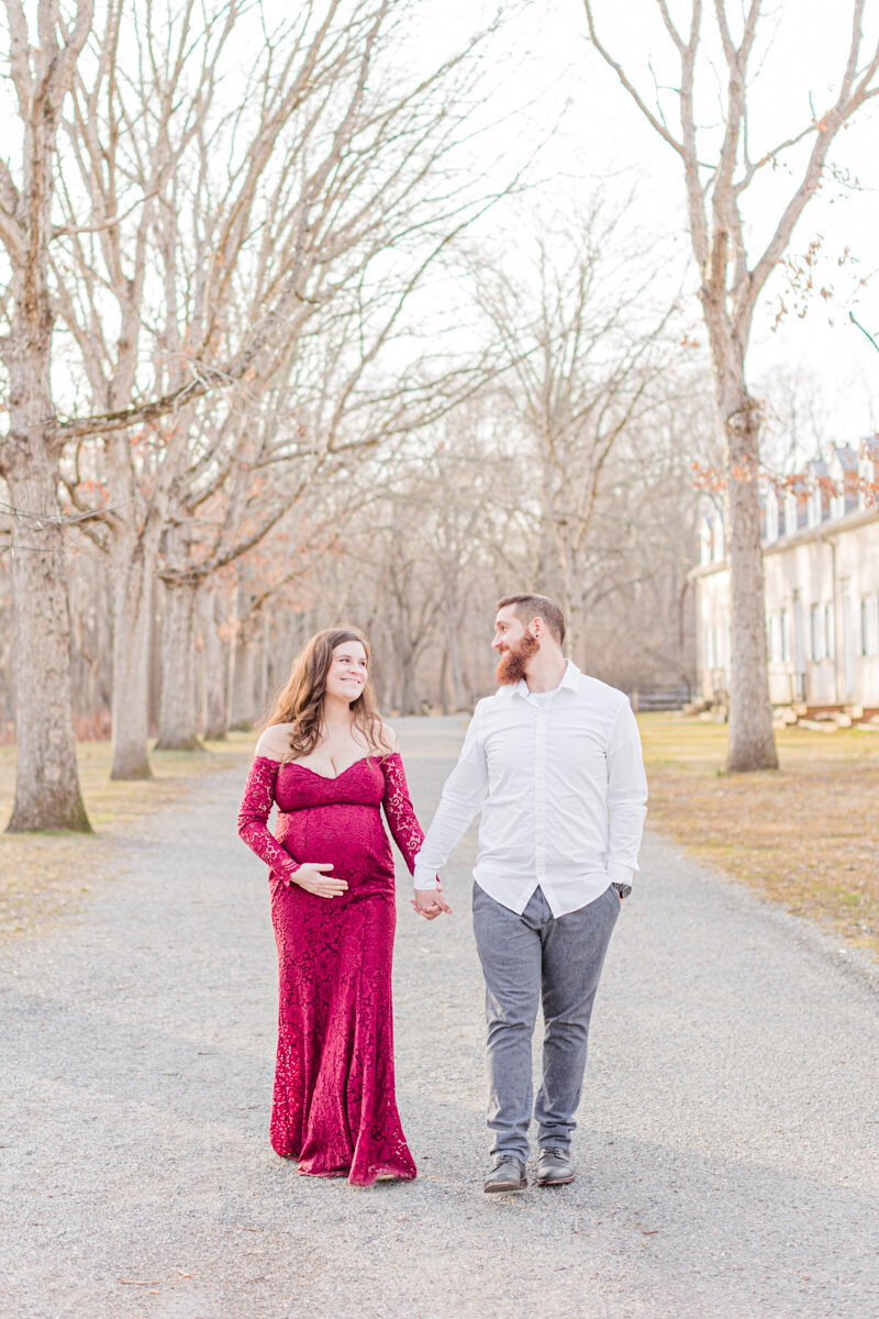 allaire state park maternity session-12