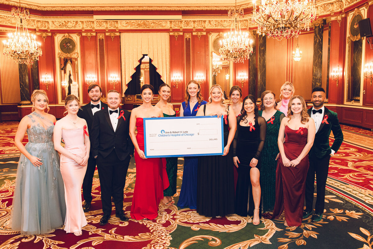 Event photography for the Snowball Gala 2025 at the Palmer House Hotel in Chicago