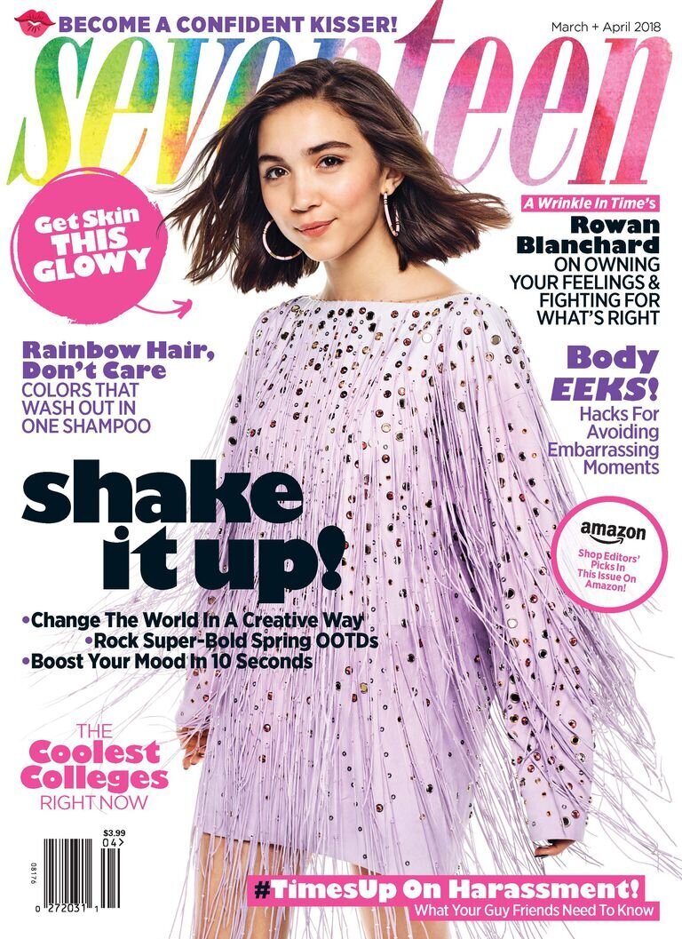 Rowan Blanchard  on the cover of Seventeen Magazine