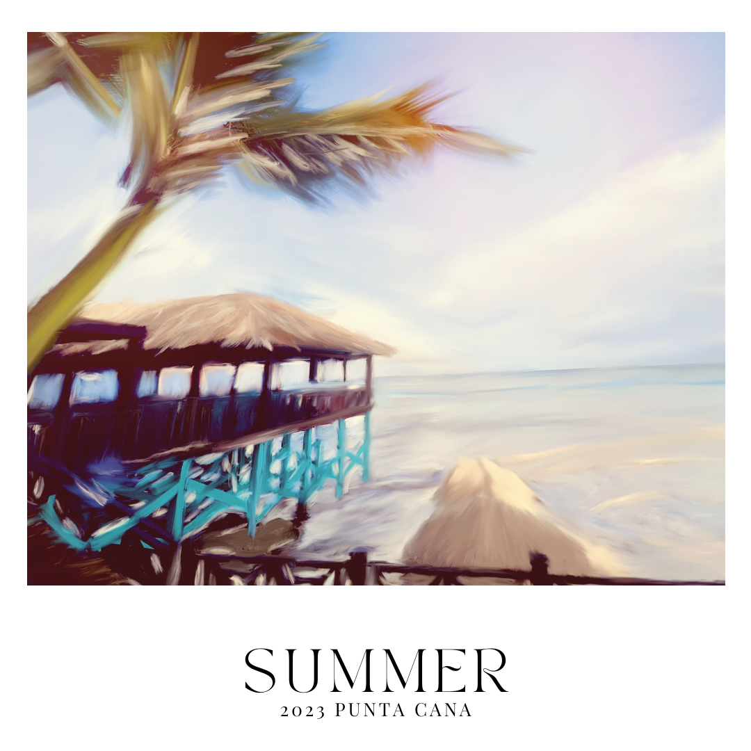 Pastel Travel Throwback Summer Instagram Post