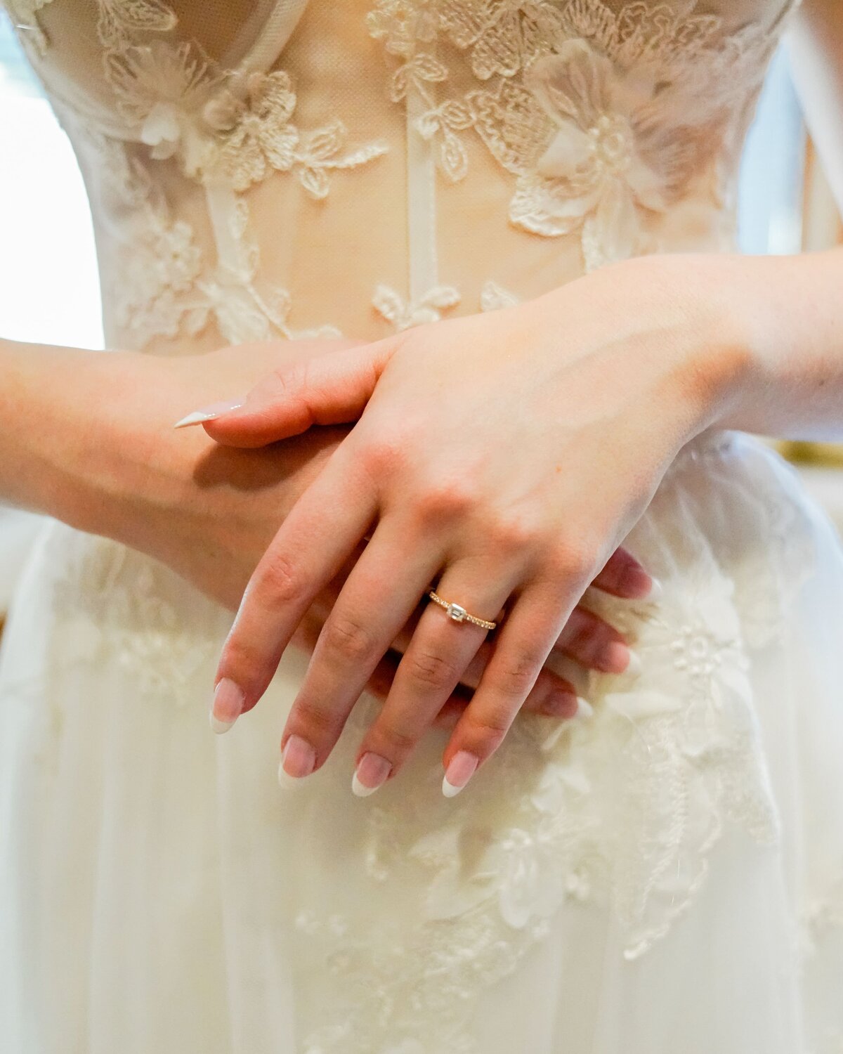 denver colorado wedding photographer - close up of ring on hand