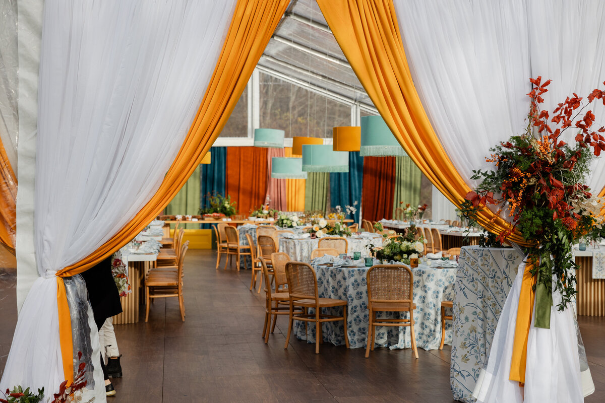 draped-tent-entrance-at-smith-farm-gardens-ct