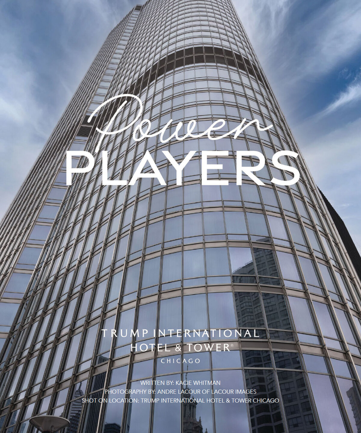 Power Players editorial design for LaCour Images