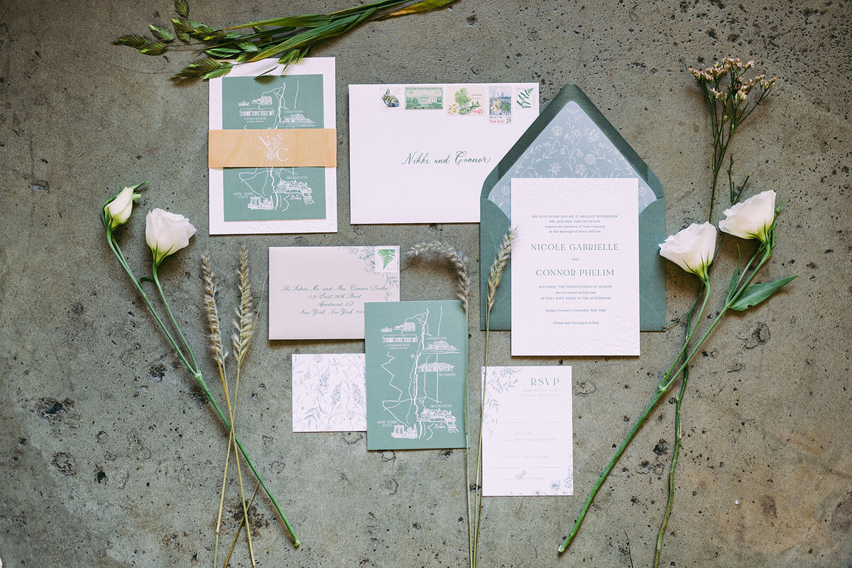 Hudson-Valley-Wedding-Planner-Gather-Greene-Wedding-Canvas-Weddings-invitations