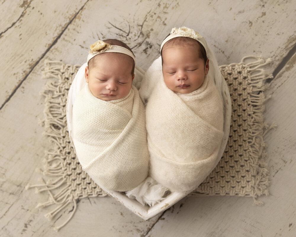 NEWBORN_BABYTWINBABIESGIRLSWRAPPED