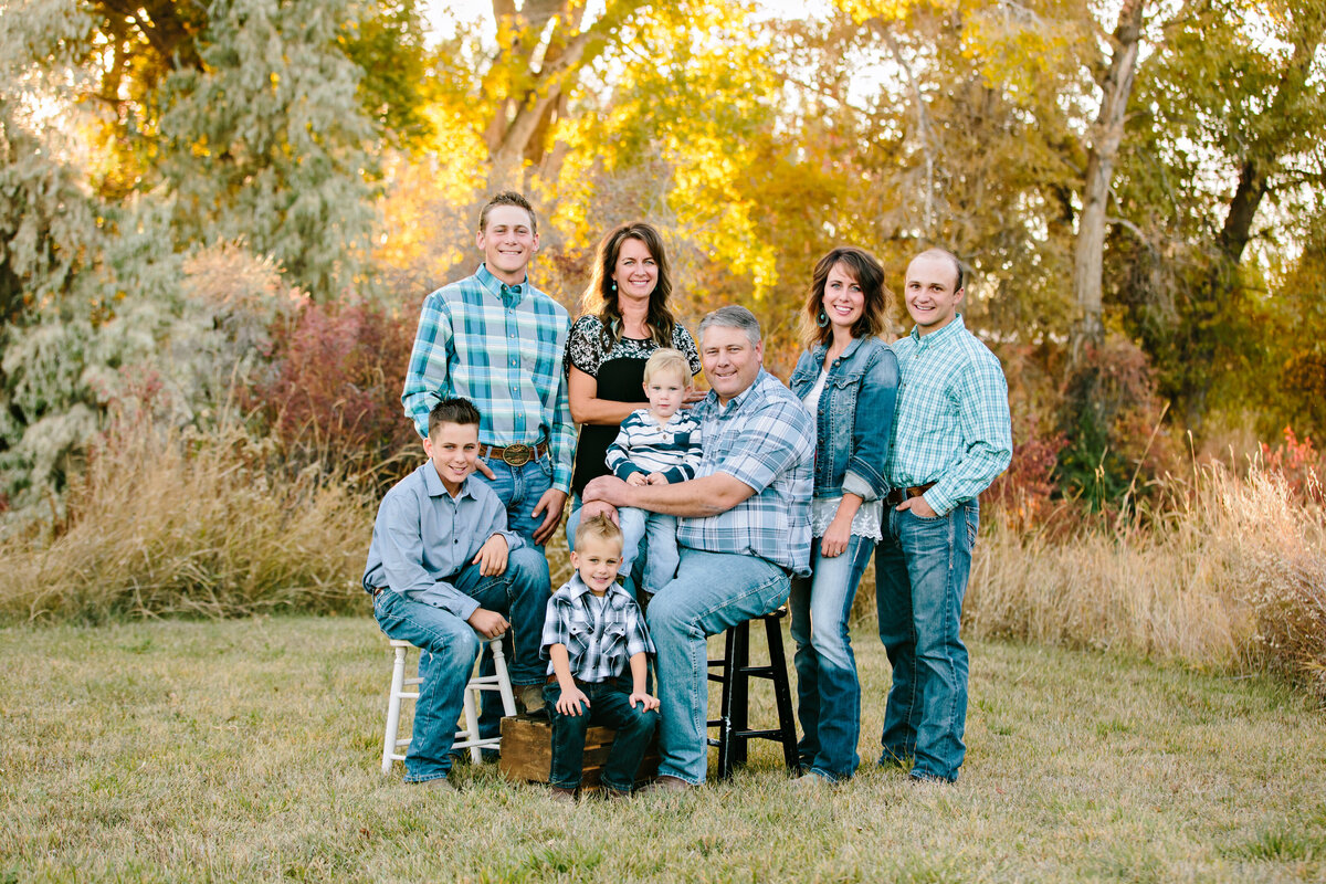 Idaho Falls fall family